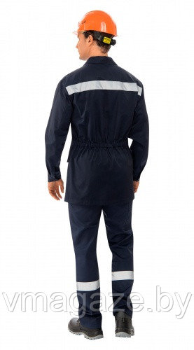 Костюм рабочий Мастер с брюками (цвет темно-синий) - фото 1 - id-p213937141