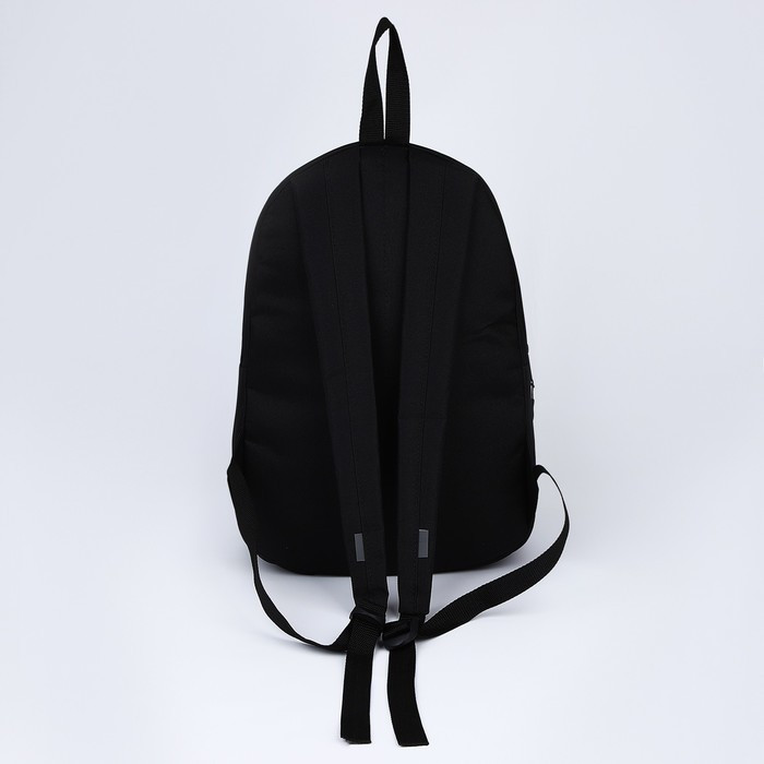 Рюкзак молодёжный Аниме, 29х12х37, отд на молнии, н/карман, чёрный - фото 4 - id-p213937646