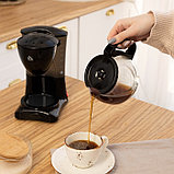 Кофеварка Luazon LKM-651, капельная, 650 Вт, 0.6 л, чёрная, фото 3