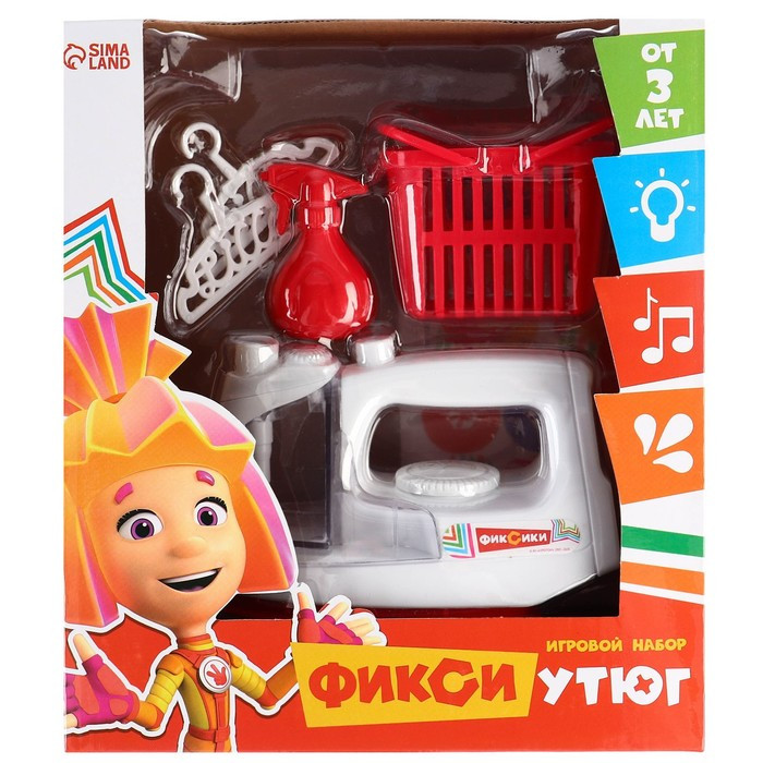 Игровой набор «Утюг, пульверизатор »,Фиксики, свет, звук - фото 6 - id-p213938106