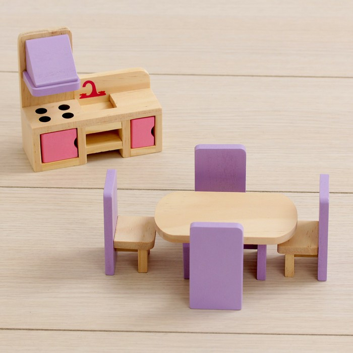 Кукольный домик "Розовое волшебство", с мебелью - фото 9 - id-p213938338