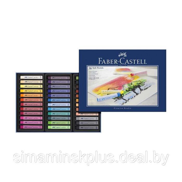 Пастель сухая Soft Faber-Castell GOFA, 36 цветов - фото 5 - id-p213938346