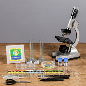 Микроскоп "Юный натуралист Pro 2", кратность увеличения 50-1200х, набор для исследования