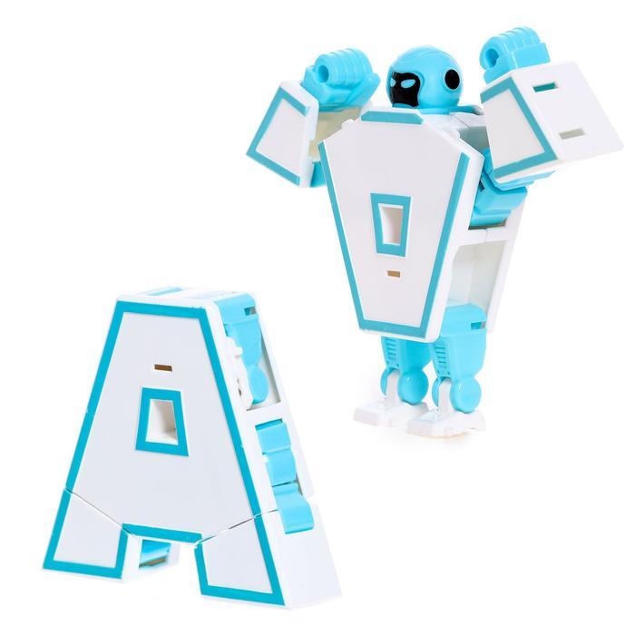 Набор роботов «Алфавит», трансформируется, световые и звуковые эффекты, 6 букв, собираются в 1 робота - фото 4 - id-p213938574