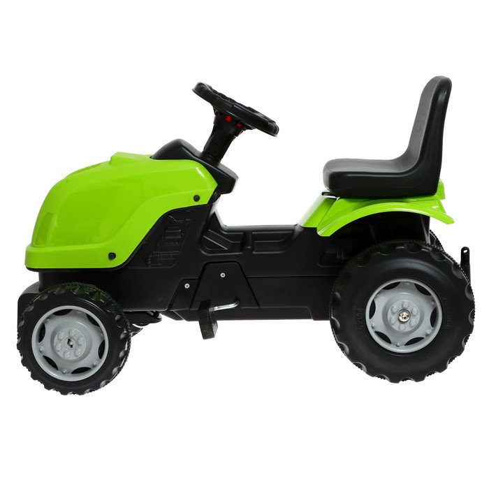 Трактор на педалях, с прицепом, цвет зелёный - фото 2 - id-p213938783