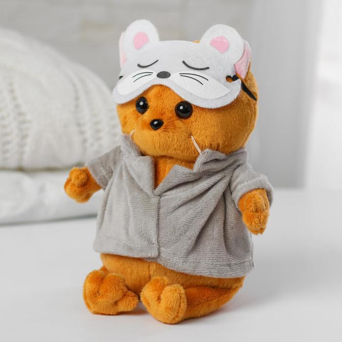 Мягкая игрушка «Кот Бисквит», в пижаме, 30 см - фото 1 - id-p213939344