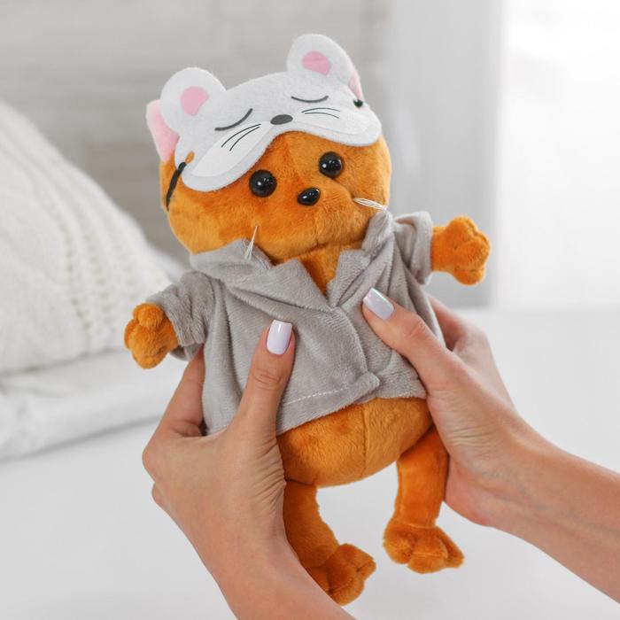 Мягкая игрушка «Кот Бисквит», в пижаме, 30 см - фото 3 - id-p213939344