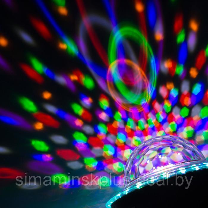 Световой прибор «НЛО» 12 см, динамик, свечение RGB, 220 В - фото 7 - id-p213940378
