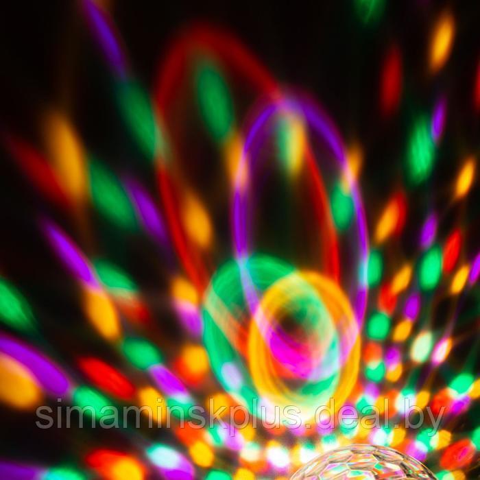 Световой прибор «Сфера» 12 см, динамик, пульт ДУ, свечение RGB, 5 В - фото 6 - id-p213940379