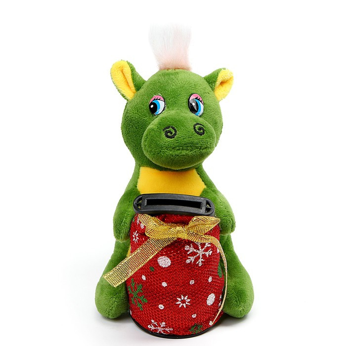 Мягкая игрушка «Дракончик» с копилкой, 14 см, цвет МИКС - фото 1 - id-p213939775