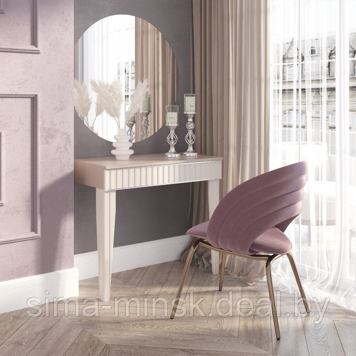 Туалетный стол «Беатрис №5», 850×470×750 мм, цвет палермо / софт латте / prima beige - фото 2 - id-p213941346