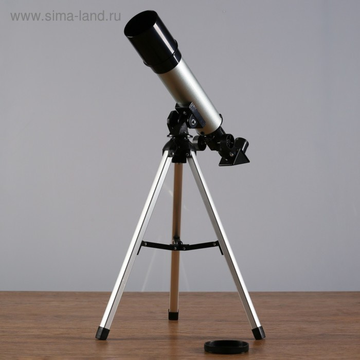 Набор телескоп 90х, d=50мм + микроскоп 1200х, с подсветкой, 2АА - фото 2 - id-p213941656