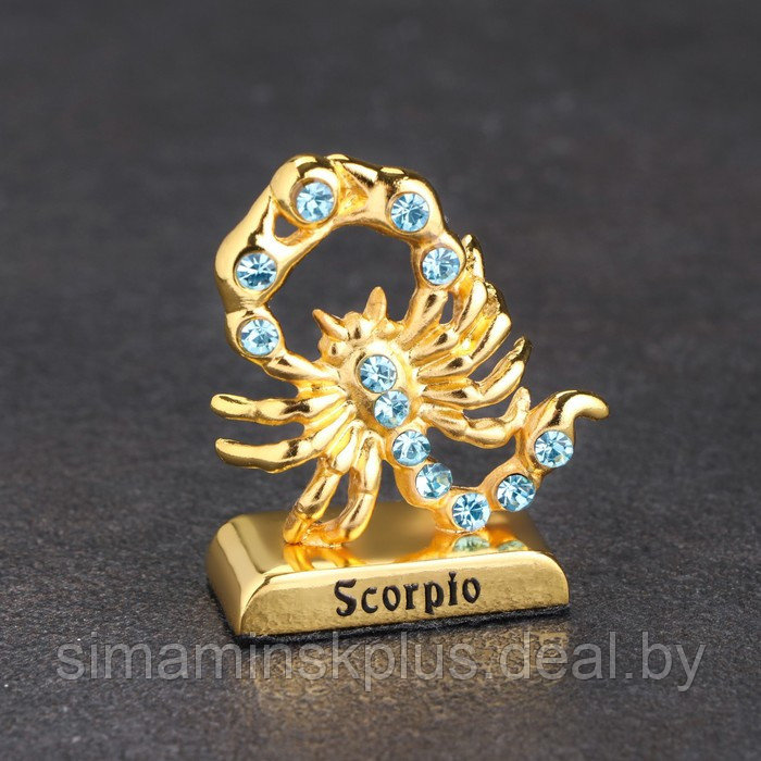 Сувенир знак зодиака "Скорпион", с кристаллами - фото 1 - id-p213942186