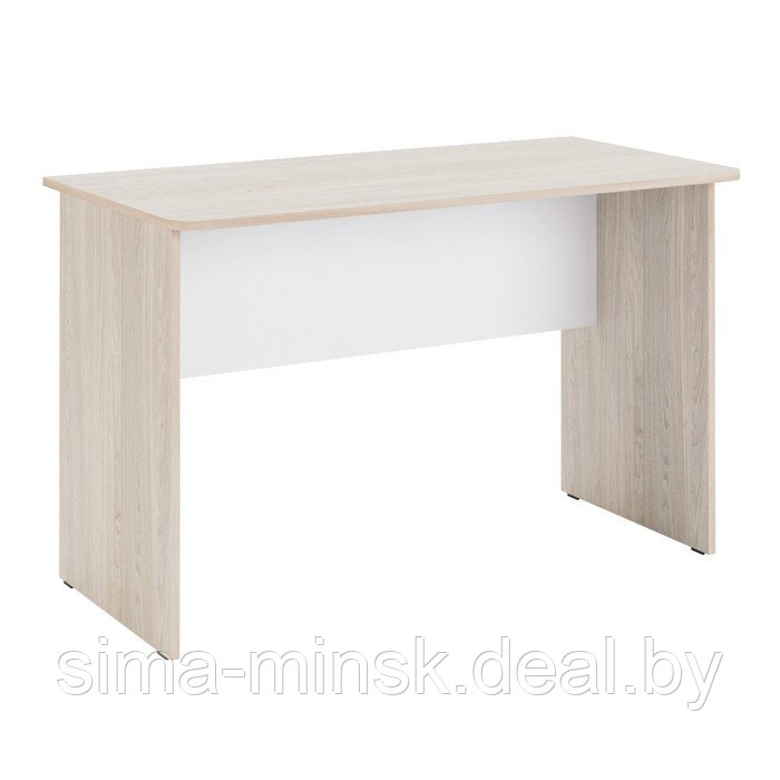 Стол прямой «Паскаль №2», 1203×603×750 мм, цвет ясень анкор / белый - фото 1 - id-p213942155