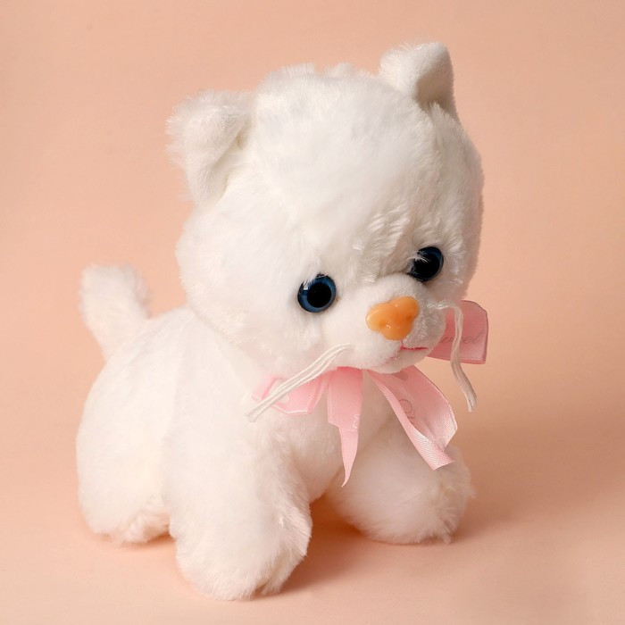 Мягкая игрушка "Мой лучший друг" белый котик - фото 3 - id-p213943166