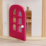 Кукольный домик "Розовое волшебство", с мебелью, фото 5