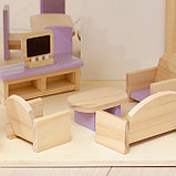 Кукольный домик "Розовое волшебство", с мебелью, фото 8