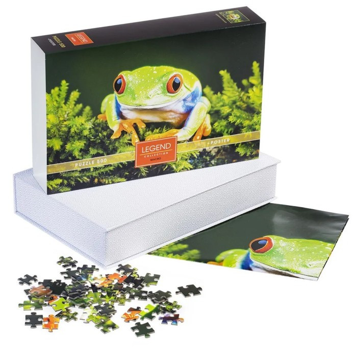 Пазлы «Царевна Лягушка» в подарочной коробке, 500 элементов + постер - фото 3 - id-p213942388
