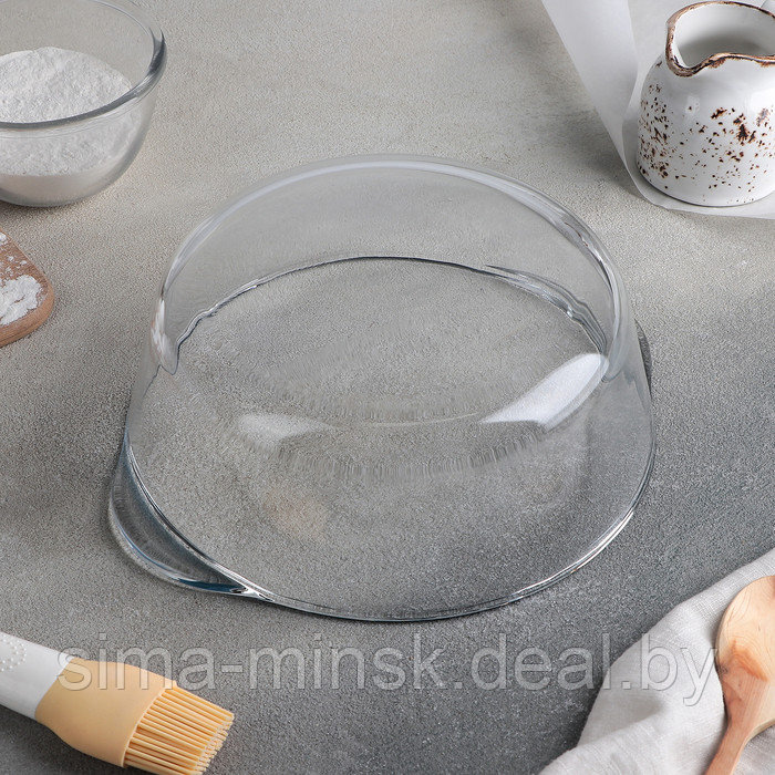 Кастрюля из жаропрочного стекла для запекания Borcam, 2 л, с крышкой - фото 4 - id-p213946552