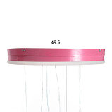Люстра "Лунный свет" LED 58Вт розовый 50х50х60 см, фото 4
