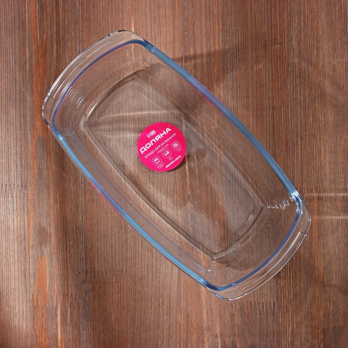 Форма из жаропрочного стекла для запекания и выпечки прямоугольная Доляна «Кекс», 1,5 л, 27×14×7 см - фото 6 - id-p213944304