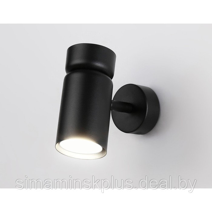 Накладной поворотный спот со сменной лампой TA13173, GU10, 12Вт, 120х60х150 мм, цвет чёрный - фото 2 - id-p213940315