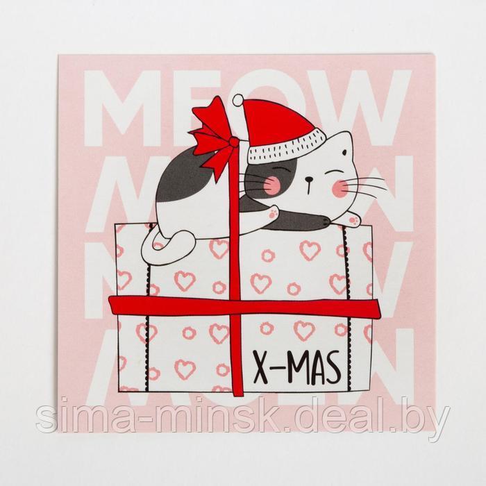 Подарочный набор новогодний "Merry catmas" полотенце и акс - фото 6 - id-p213949385