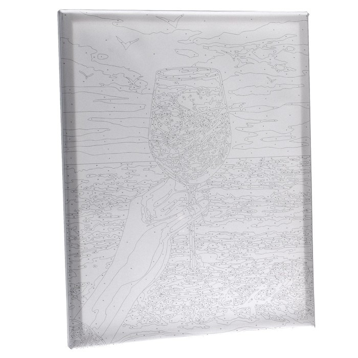 Картина по номерам на холсте с подрамником «Визуализируй. Океан», 40х50 см - фото 2 - id-p213943766