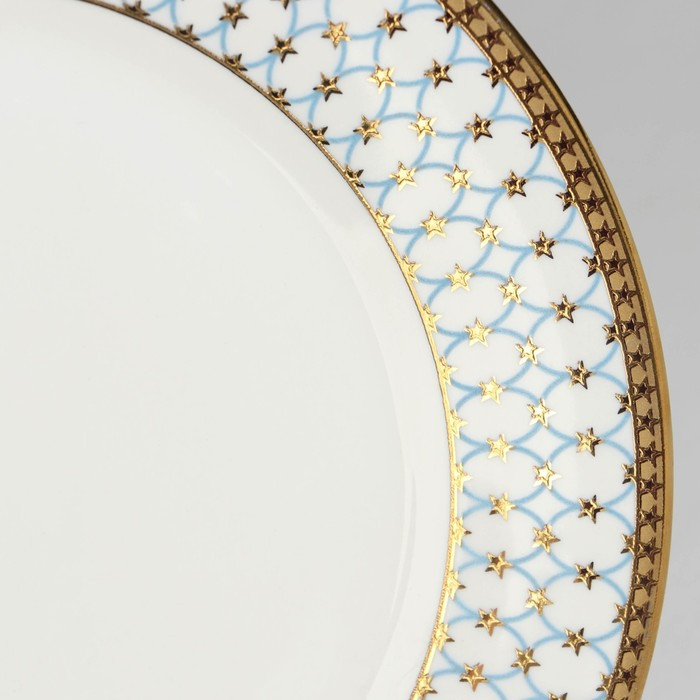 Набор тарелок фарфоровых Royal, 3 предмета: d=18/23/25,7 см, цвет белый - фото 2 - id-p213947464