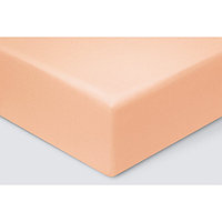 Простыня на резинке «Моноспейс», размер 140х200х23 см, цвет персиковый