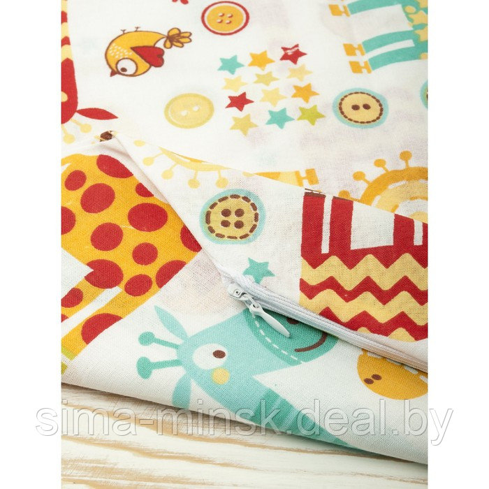 Наволочка на подушку для беременных, размер 35 × 340 см, принт жирафики - фото 3 - id-p213953933