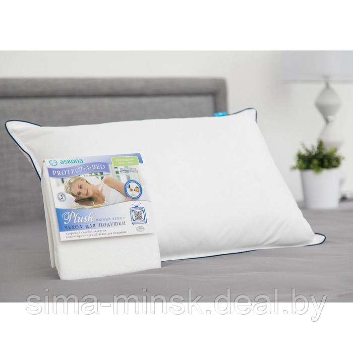 Чехол на подушку Protect-a-Bed Plush, размер 50x70 см - фото 1 - id-p213953935