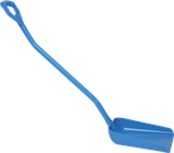 Эргономичная большая лопата с длинной ручкой, 380 x 340 x 90 мм., 1310 мм, синий цвет, фото 2