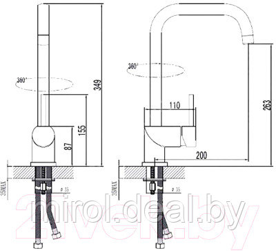 Смеситель Esko K5 - фото 2 - id-p213963518