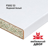 Столешница FS002 S3 Ледяной белый Угловой элемент, 900*900 mm