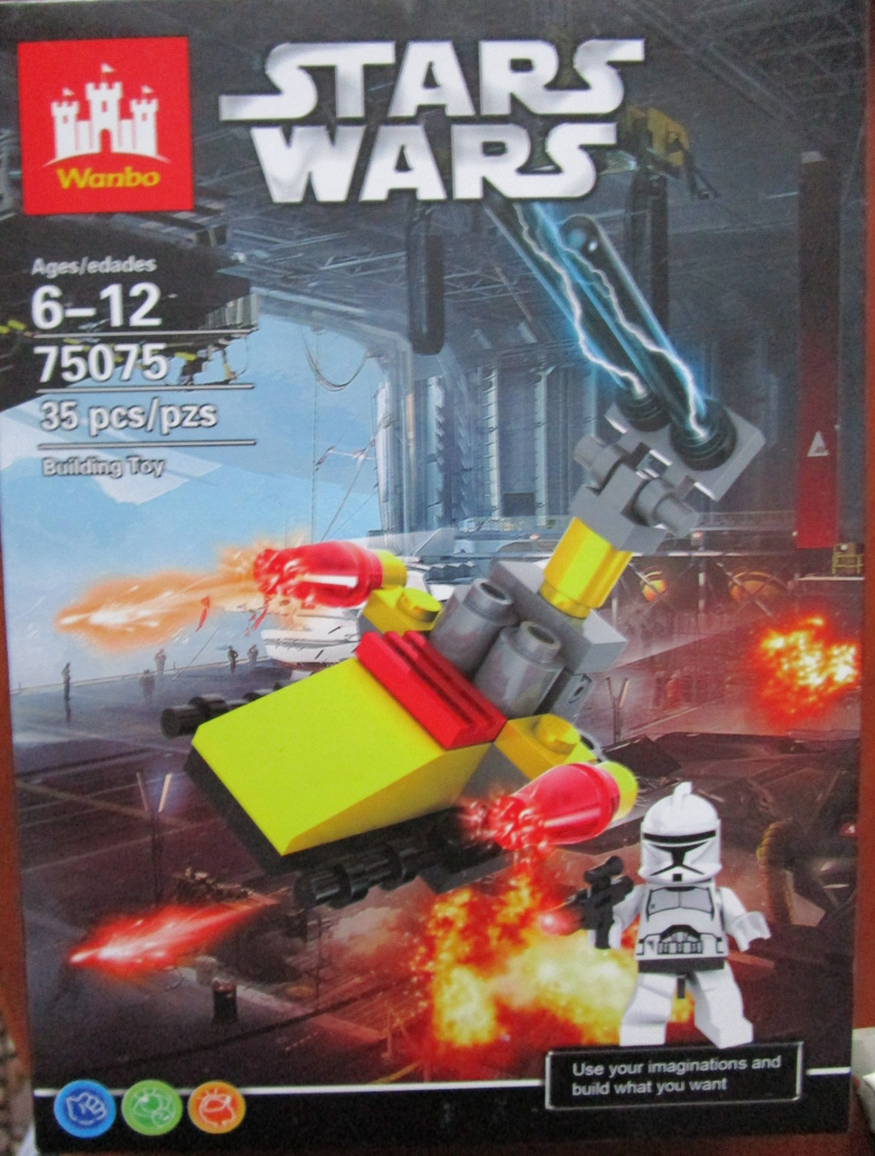 Конструктор STARS WARS звездные воины Клон трупер Clon trooper 35 деталей аналог лего - фото 1 - id-p30387040