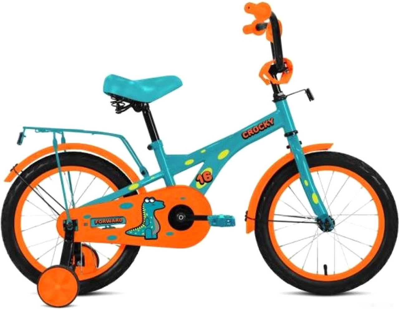 Детский велосипед Forward Crocky 16 2023 (бирюзовый) - фото 1 - id-p213967250