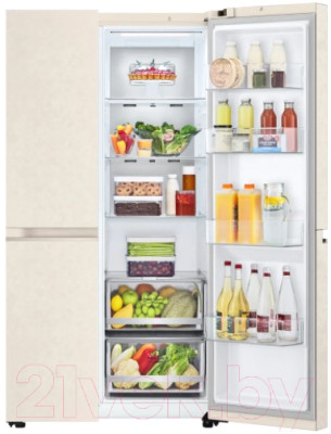 Холодильник с морозильником LG GC-B257SEZV - фото 8 - id-p213993415