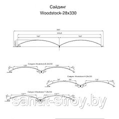 Сайдинг Woodstock-28х330 (ECOSTEEL_MA-01-Бразильская вишня-0.5)