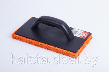 Терка губчатая из ABC пластика с оранжевой губкой 280x140х18mm