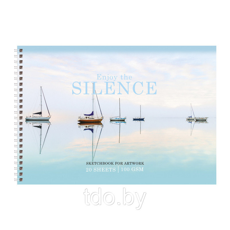 Альбом для рисования 20л., А4, на гребне BG "Silence" - фото 5 - id-p214001221