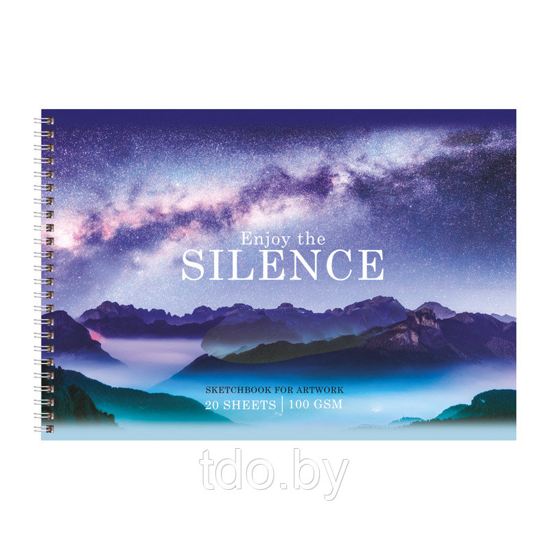 Альбом для рисования 20л., А4, на гребне BG "Silence" - фото 7 - id-p214001221