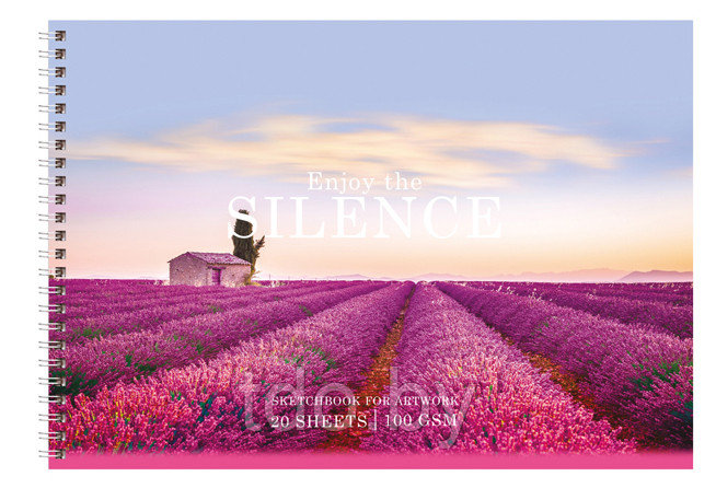 Альбом для рисования 20л., А4, на гребне BG "Silence" - фото 5 - id-p214001846