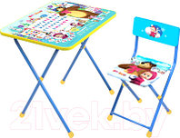 Комплект мебели с детским столом Ника КП2/2 Маша и Медведь. Азбука 2