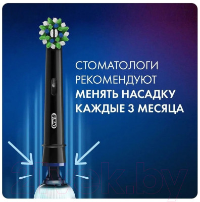 Набор насадок для зубной щетки Oral-B 3D Black CleanMaximiser - фото 4 - id-p214009949