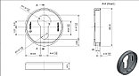 Накладка SYSTEM ET CBM матовый хром, фото 2