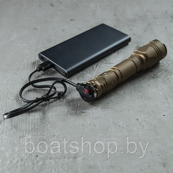 Фонарь Armytek Dobermann Pro Magnet USB Sand Warm - фото 4 - id-p214028637