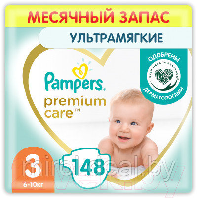 Подгузники детские Pampers Premium Care 3 Midi - фото 1 - id-p214029835