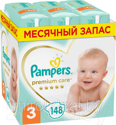 Подгузники детские Pampers Premium Care 3 Midi - фото 2 - id-p214029835