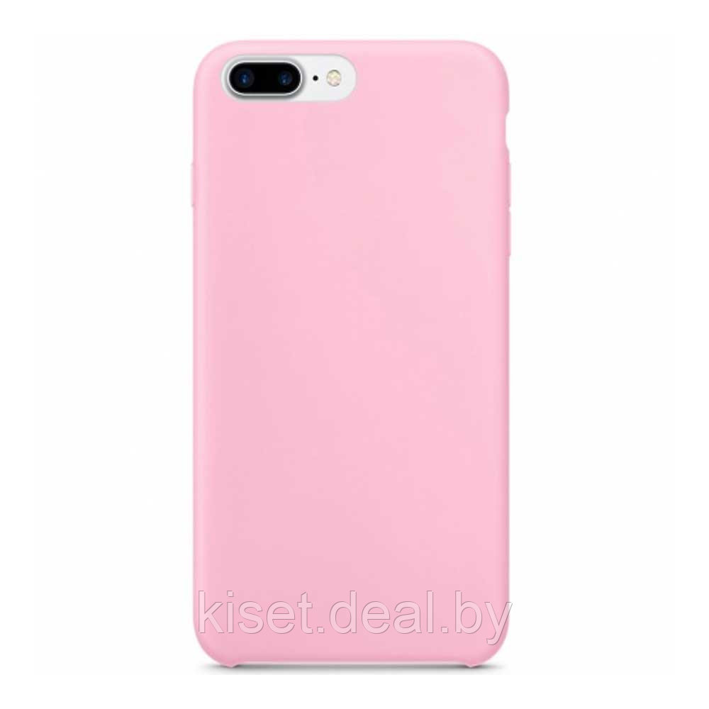 Бампер Silicone Case для iPhone 7 Plus / 8 Plus розово-персиковый - фото 1 - id-p189972758